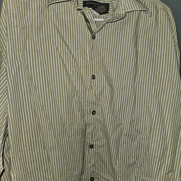 Banana Republic Mens Long Sleeve Button Up Dress Shirt Size Xl - Picture 5 of 11